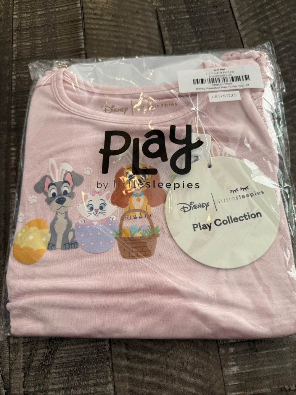 Little Sleepies Disney Peekaboo Pets Flutter Tee - 3T